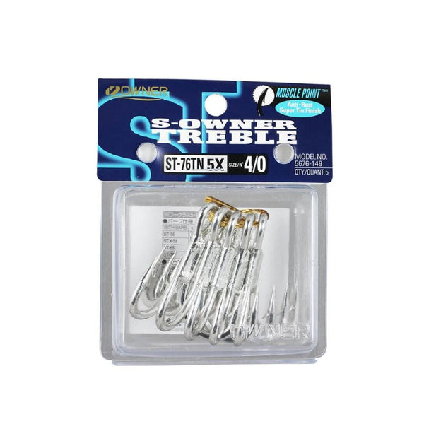 Anzuelo Triple Owner ST-76 5676 // 3/0, 4/0, 5/0
