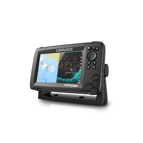 HOOK Reveal 7 TripleShot with CHIRP, SideScan, DownScan & basemap