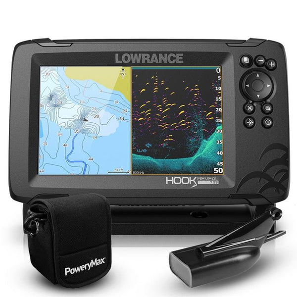 HOOK Reveal 7 with 83/200 HDI transducer & basemap
