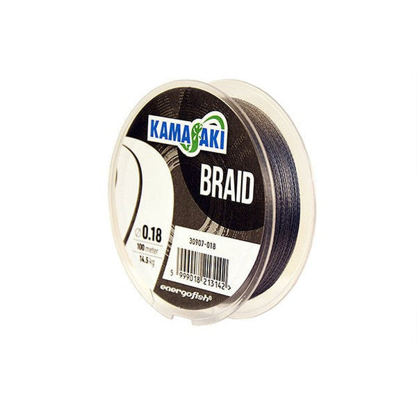 Trenzado Kamasaki Grey Line // 100m / 0.10mm, 0.14mm, 0.16mm, 0.18mm, 0.20mm, 0.22mm, 0.25mm, 0.28mm, 0.30mm, 0.32mm, 0.35mm, 0.40mm, 0.45mm, 0.50mm
