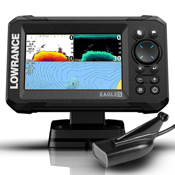 Pantalla Lowrance Eagle 5'' + Transductor HDI 83/200 CHIRP/Downscan