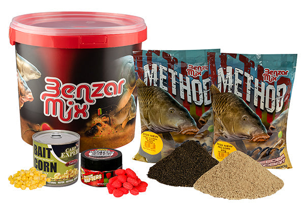 Combo Carpfishing Benzar Mixn Corn Delicacies