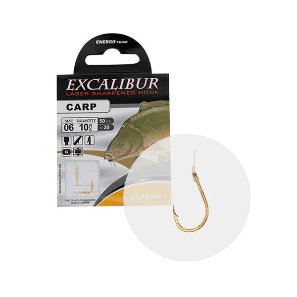 ANZUELO MONTADO EXCALIBUR CLASSIC DORADO