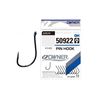 Anzuelo Pin Hook Black Chrome 50922 Owner // 4, 6, 8, 10, 12, 14, 16, 18