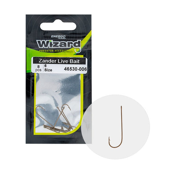 Anzuelo SImple Wizard Zander Live Bait Light // 2/0, 1/0, 1, 2, 4, 6 / 8uds