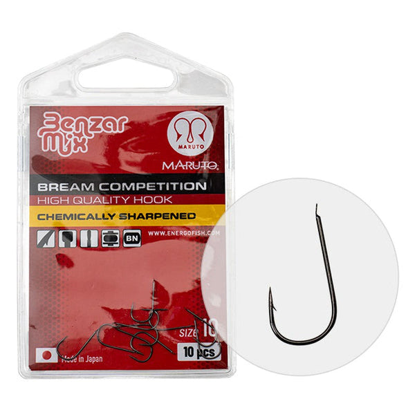 Anzuelo Simple Benzar Bream Competition // 10, 11, 12, 15, 18 / 10uds