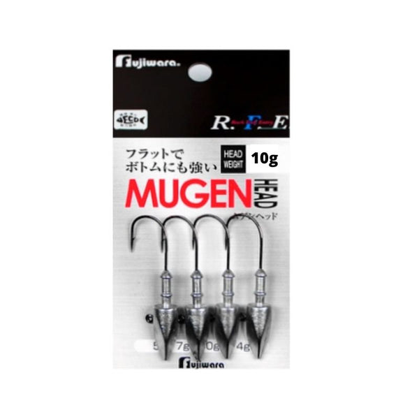 Anzuelo Simple Con Cabeza Plomada Fujiwara Mugen Head // 10g, 14g