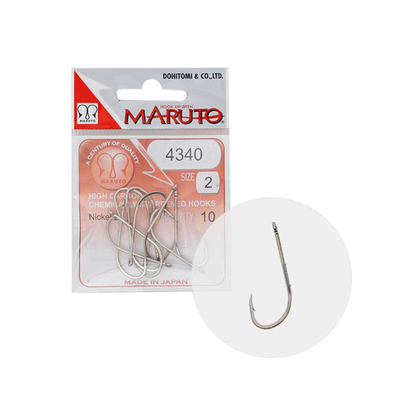 Anzuelo Simple Maruto // 4340-N, 380, 9354-R, 9354 / 1/0, 1, 2, 4, 6, 8, 10, 12, 14