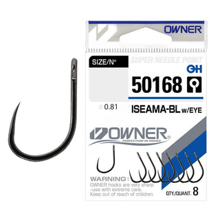 Anzuelo Owner Iseama BL w/eye 50168