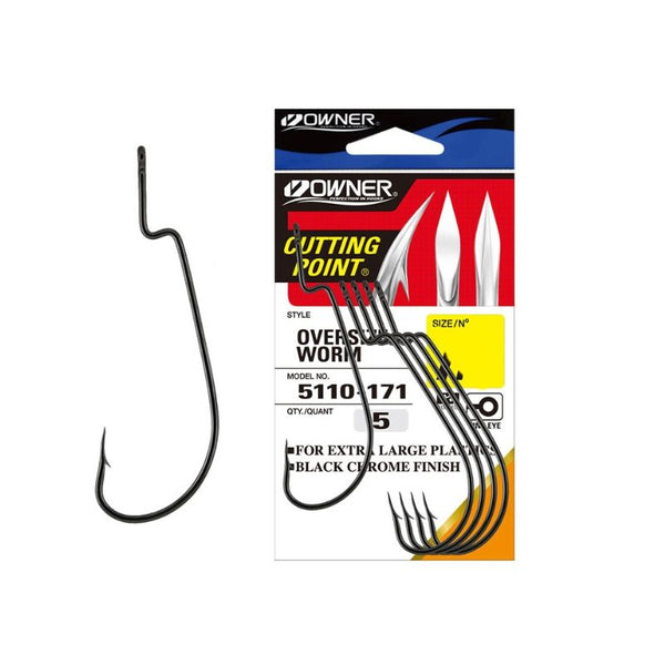 Anzuelo Simple Owner Over Size Hook 5110 // 7/0, 11/0