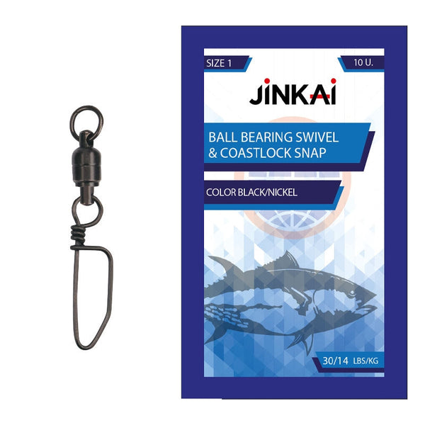 Ball Bearing Swivel and Coastlock Snap Jinkai