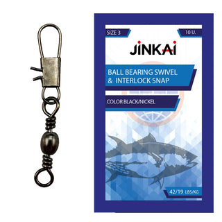 Ball Bearing Swivel and Interlock Snap Jinkai