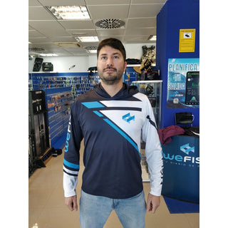 Comprar blanco-manga-larga Camiseta técnica WeFish con o sin capucha