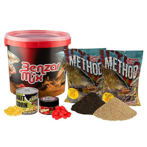 Combo Carpfishing Benzar Mixn Corn Delicacies