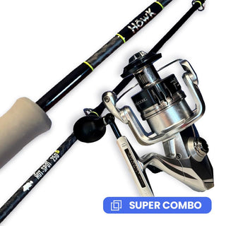 Combo Jigging Alta Gama Howk Spot 250S + Shimano Saragosa 8000HG