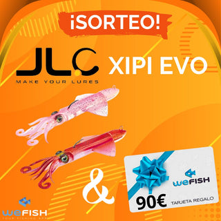 Sorteo 5 señuelos vinilo montaje Xipi EVO JLC + 90 € de tarjeta regalo