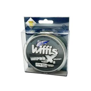 Hilo trenzado Wiffis Wipro X8 // 0.08mm, 0.10mm, 0.12mm, 0.14mm, 0.16mm, 0.18mm, 0.20mm, 0.23mm, 0.25mm, 0.30mm, 0.35mm, 0.40mm, 0.45mm / 300m, 1000m
