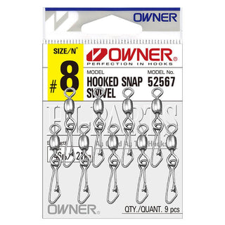 Giratorio Owner Hooked Snap Swivel 52567