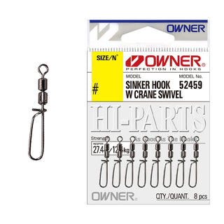 Giratorio Owner Sinker Hook Crane Swivel 52459