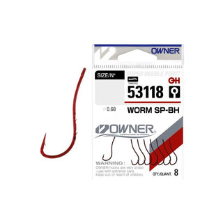 Anzuelo Simple Owner Worm SP-BH 53118 // 12, 10, 8