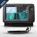 Sonda Lowrance HOOK Reveal 7 TripleShot con CHIRP, SideScan, DownScan & mapa base