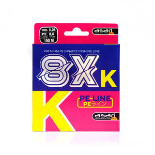 Asari K-8X PE Braided Line // 150m, 275m