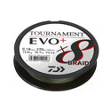 Hilo Trenzado Daiwa Tournament 8 Braid Evo+ // 0.08mm, 0.10mm, 0.12mm, 0.14mm, 0.16m, 0.20mm, 0.26mm / 135m, 270m, 300m