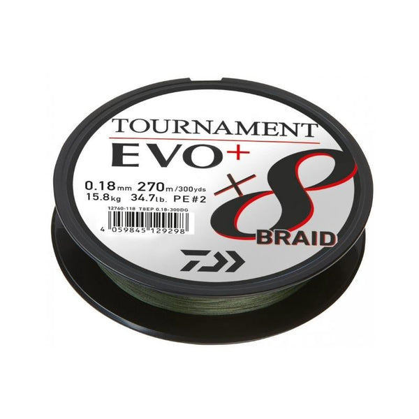 Braided Daiwa Tournament 8 Braid Evo +