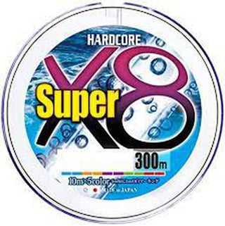 Braided Hardcore Super X8 // 0.15mm, 0.17mm, 0.19mm, 0.21mm, 0.24mm, 0.27mm, 0.30mm, 0.34mm, 0.38mm, 0.42mm, 0.48mm - 200m, 300m