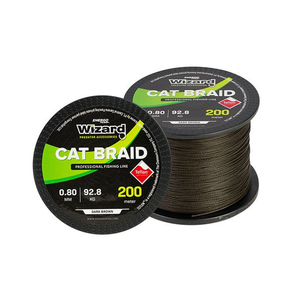 Hilo Trenzado Wizard Catfish // 200m / 0.40mm, 0.50mm, 0.60mm, 0.70mm, 0.80mm, 0.90mm, 1.00mm