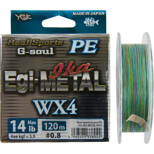 BRAIDED YGK G-SOUL EGI-METAL WX4 - 120m