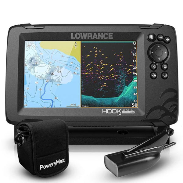 HOOK Reveal 7 with 83/200 HDI transducer &amp; basemap