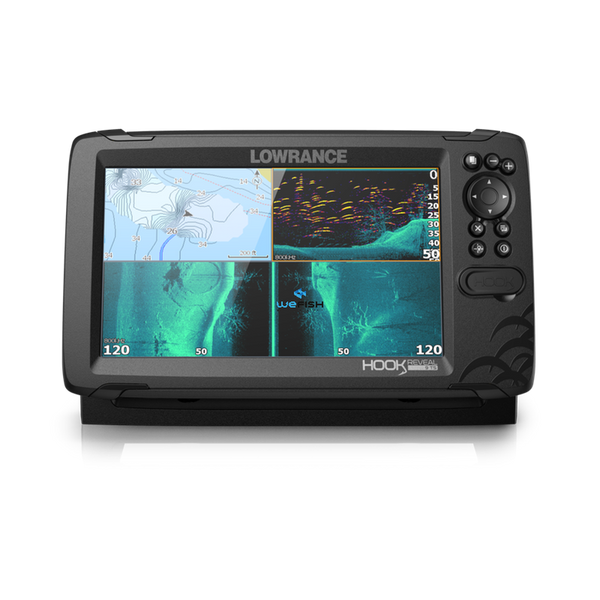 Lowrance HOOK Reveal 9 PoweryMax Ready con Transductor HDI 50/200 DownScan