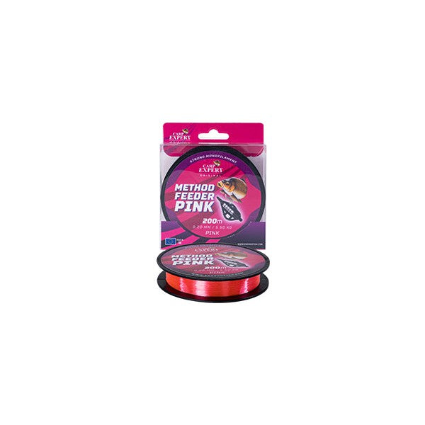 Monofilamento Carp Expert Method Feeder Pink // 200m / 0.20mm, 0.25mm, 0.30mm