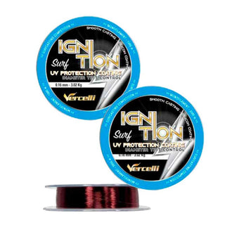 Vercelli Ignition SurfCasting Nylon Monofilament // 0.12mm, 0.14mm, 0.16mm, 0.18mm, 0.20mm, 0.22mm, 0.24mm