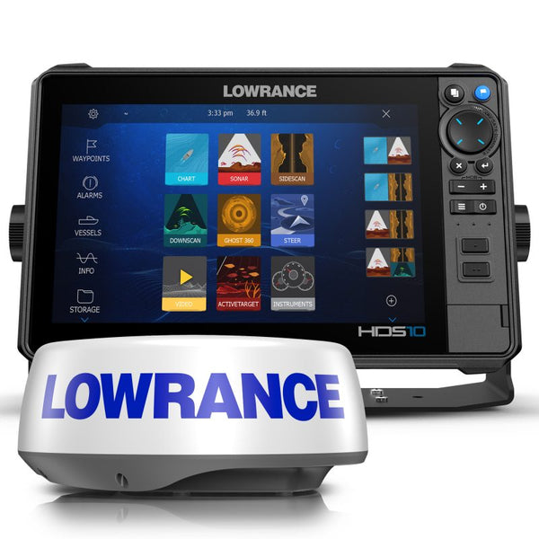 Pack de Radar HALO20 Lowrance HDS 10 Pro