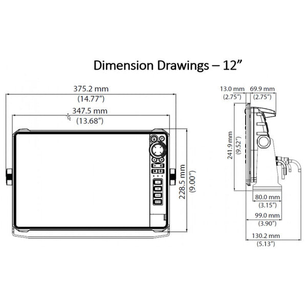 Pack de Radar HALO20 Lowrance HDS 12 Live