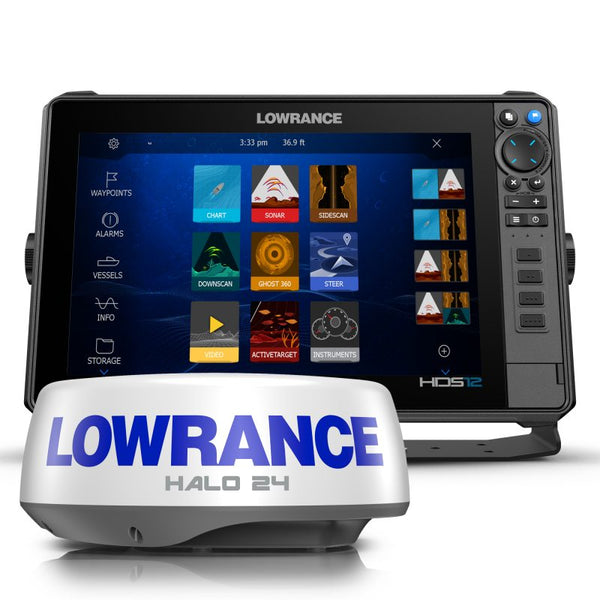 Pack de Radar HALO24 Lowrance HDS 12 Pro