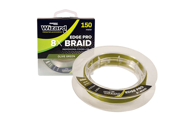 Trenzado Wizard Edge Pro X8 // 150m / 0.07mm, 0.08mm, 0.10mm, 0.12mm, 0.14mm, 0.16mm, 0.18mm, 0.20mm, 0.23mm