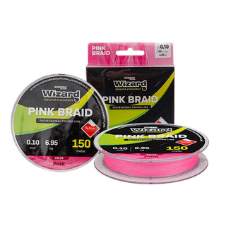 Trenzado Wizard Pink Braid // 150m / 0.10mm, 0.13mm, 0.15mm, 0.18mm