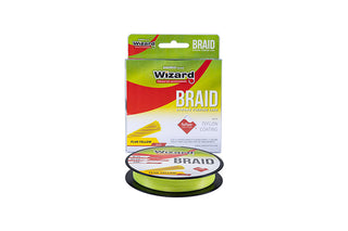 Trenzado Wizard Braid Teflon Amarillo // 135m / 0.08mm, 0.10mm, 0.15mm, 0.20mm, 0.30mm