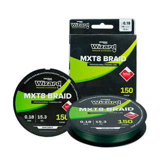 Trenzado Wizard MXT // 150m / 0.06mm, 0.08mm, 0.10mm, 0.12mm, 0.15mm, 0.18mm, 0.20mm, 0.23mm, 0.25mm