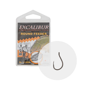 ANZUELO EXCALIBUR ROUND FEEDER BARBLESS