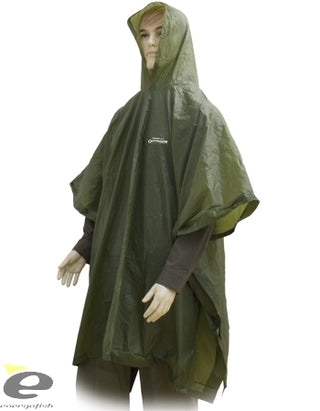 PONCHO ET OUTDOOR BASIC VERDE M