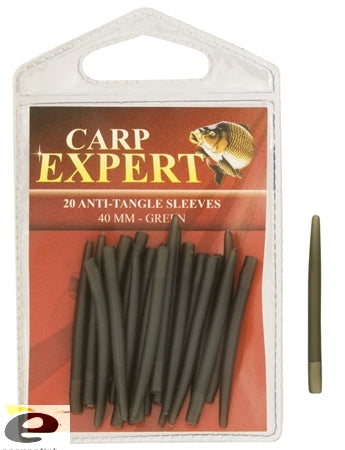 CARP EXPERT ANTI-TANGLE SLEEVES GREEN, SOFT