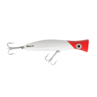 Buy h53-white-redhead HALCO ROOSTA POPPER 195 LURE