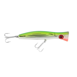 Buy h81-liquid-lime HALCO ROOSTA POPPER 195 LURE