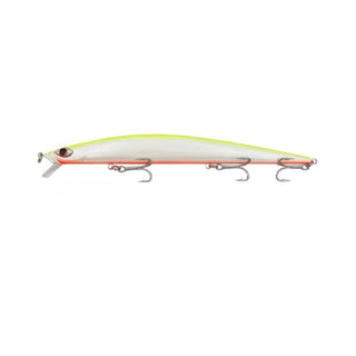 Buy white-chartreuse-orange Minnow Cinnetic Explorer Minnow Slim F // 140mm / 18g 