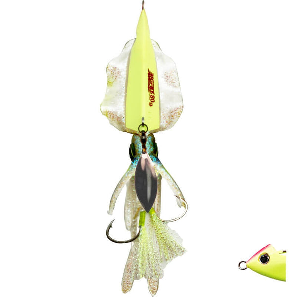 Señuelo Prohunter Big Fins Completo Cuerpo + Plomo 110g