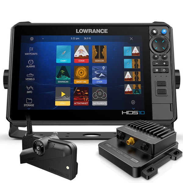 Sonda Lowrance HDS 10 Pro con Transductor ActiveTarget 2